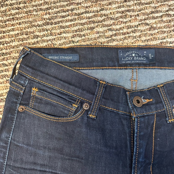 Lucky Brand Dark Wash Straight Jeans - Picture 4 of 4